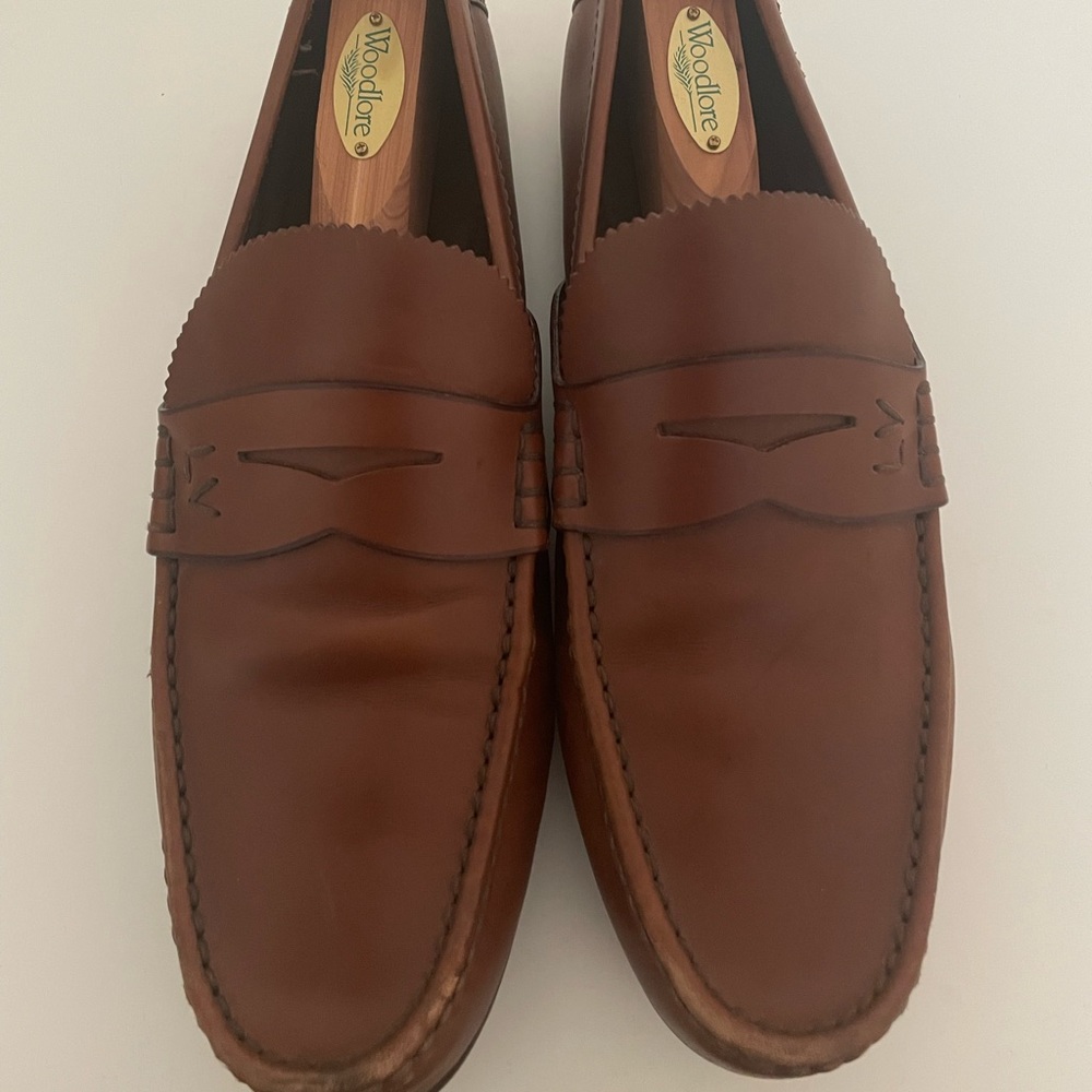 Louis Vuitton penny loafers.I bought them from the aventura Florida boutique